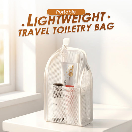 🔥1+1 ZDARMA🔥 Přenosná lehká cestovní toaletní taška – Velká kapacita, vodotěsná, snadná údržba ✈️👜