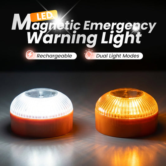 🚨 Magnetická Výstražná Lampička – LED & Nabíjecí | Pro Opravy a Odtah 🧲🔋🚗