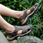 🚶‍♂️👞 Pánské letní sandály s uzavřenou špičkou – na suchý zip, prodyšné a pohodlné | Na každodenní nošení, na cestování☀️✨