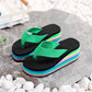 👡 Dámské volnočasové žabky s duhovou podrážkou – Lehké, pohodlné, stylové 🌈✨🏖️
