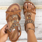 👡 Dámské bohémské ploché sandály s korálky – lehké, pohodlné a stylové 🏖️✨
