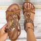 👡 Dámské bohémské ploché sandály s korálky – lehké, pohodlné a stylové 🏖️✨