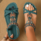 👡 Dámské bohémské ploché sandály s korálky – lehké, pohodlné a stylové 🏖️✨