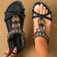 👡 Dámské bohémské ploché sandály s korálky – lehké, pohodlné a stylové 🏖️✨
