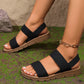 👡 Dámské protiskluzové sandály pro volný čas – široké elastické pásky, polstrované, prodyšné ☀️✨🏖️