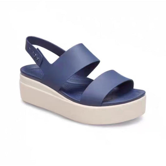 👡 Pohodlné dámské sandály na platformě – plochá podrážka, polstrované, prodyšné ✨🏖️