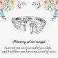 💍 Památeční prsten „Andělská maminka“ – motiv dětských stop | Den matek, výročí, suvenýry a dárky 🕊️👣🎁