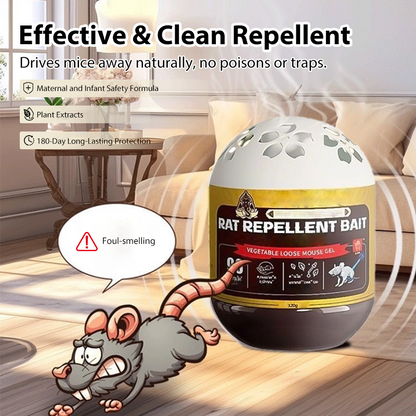 🐭🌿 Rostlinná pasta proti hlodavcům – 90denní ochrana, netoxická a bezpečná pro děti i domácí mazlíčky ✅🚫