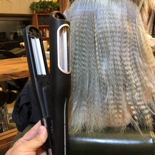 💇‍♀️Kadeřník na vlasy 2 v 1 – kulma pro větší objem a žehlička | Pro vysoký culík a nadýchané kořínky ✨🔥🎀