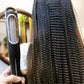 💇‍♀️Kadeřník na vlasy 2 v 1 – kulma pro větší objem a žehlička | Pro vysoký culík a nadýchané kořínky ✨🔥🎀