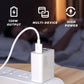 ⚡ 120W 5portová nabíječka – rozbočovač s funkcí rychlého nabíjení | Zástrčka EU, USB-C a A 🔌📱💻