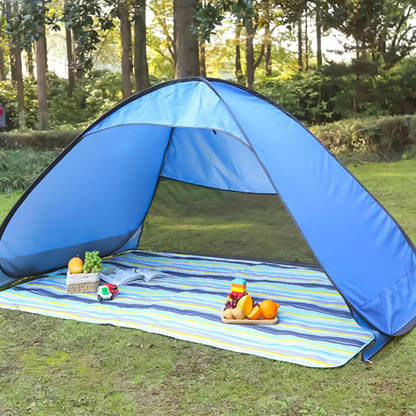 ⛺ Plážový stan s okamžitým rozložením – ochrana proti UV záření UPF 50+ 🏖️☀️