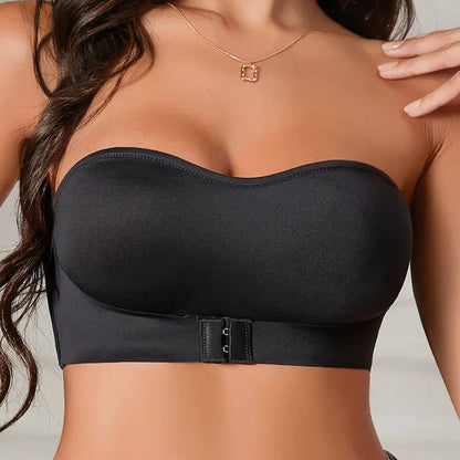 👙 Dámská podprsenka push-up bez ramínek a kostic, zapínání vpředu – Skladem & na dobírku 💖✨