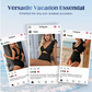 Nejprodávanější dámské sexy jednodílné plavky s odhalenými zády – hluboký V‑výstřih, přední zkrucení, lichotivý střih, elegantní design bez zad