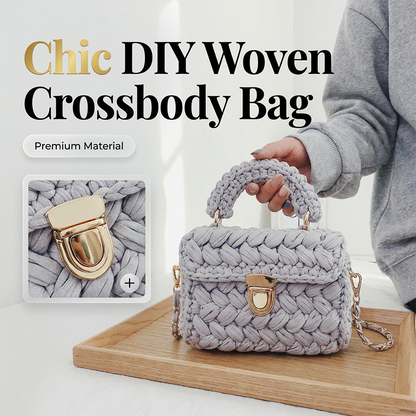 🧶 Kompletní sada na háčkování tašky – Skladem & platba na dobírku 👜✨