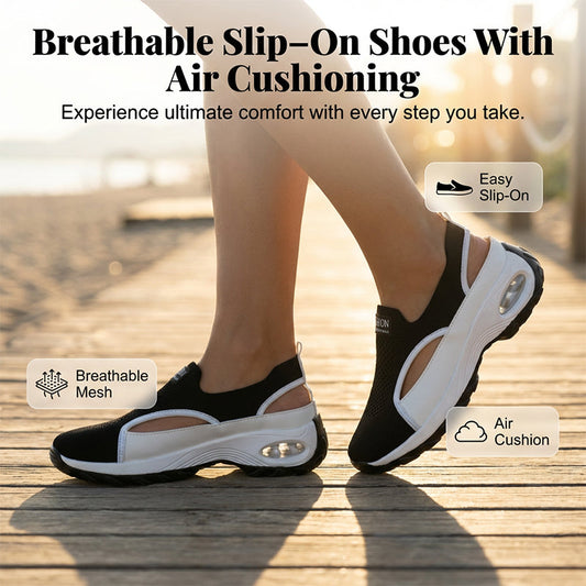 👟 Prodyšné dámské slip-on boty s výřezem – Skladem & na dobírku 💨✨
