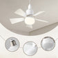💡 Vychutnejte si chladný vzduch – 2v1 stropní ventilátor s LED lampou (E27) – platba na dobírku 🌀