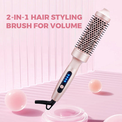 💇‍♀️ Vytvořte přirozený objem – 2v1 kartáč na vlasy pro objem a tvarování – platba na dobírku ✨