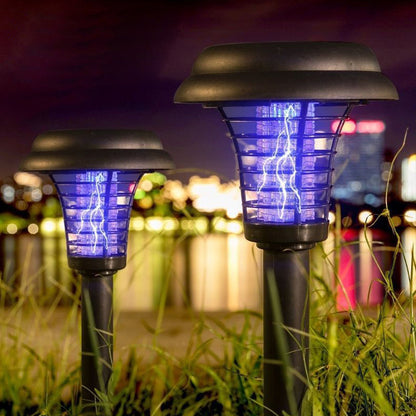 🦟 Chyťte komáry snadno – Solární a bateriový zabíječ komárů s inteligentním ovládáním – platba na dobírku ☀️🔋