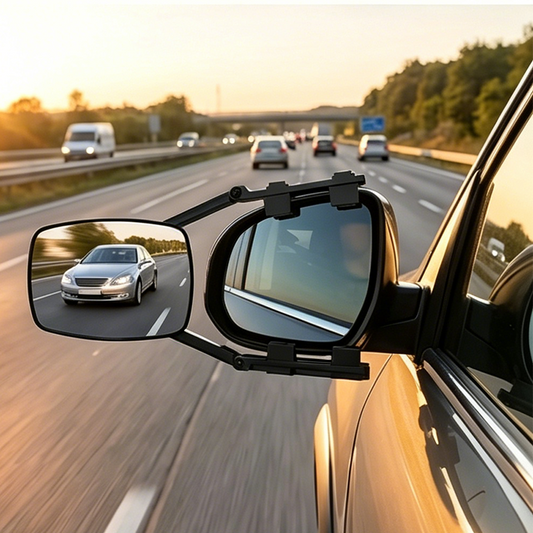 🚗 Zlepšete svou viditelnost při tažení – Nastavitelné rozšiřitelné boční zrcátko pro přívěsy – platba na dobírku 🔁