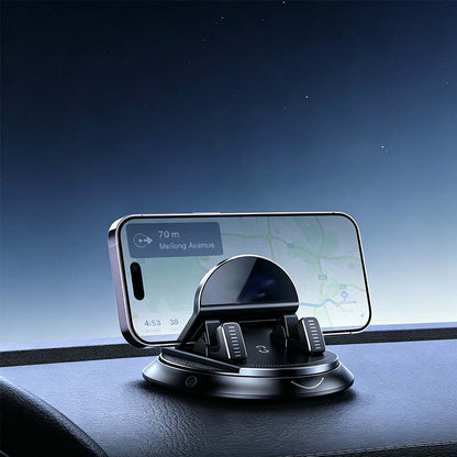 📱 Jezděte bezpečně s ovládáním jednou rukou – Držák na telefon do auta s 360° rotací a protiskluzovou základnou – platba na dobírku 🚗
