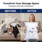 Antibacterial Clothes & Quilt Compression Organizer