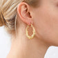 Gold Dolphin Hoop Earrings for Women