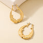 Gold Dolphin Hoop Earrings for Women