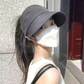 🌞 Udržujte chlad a ochranu – Široká polokapelová sluneční čepice s háčkem na masku – platba na dobírku 🧢
