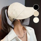 🌞 Udržujte chlad a ochranu – Široká polokapelová sluneční čepice s háčkem na masku – platba na dobírku 🧢