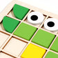 🧩 Rozvíjejte kognitivní dovednosti – Dřevěné puzzle s barevnými zvířecími vzory – platba na dobírku 🦁️✨
