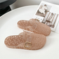 ✨ Vkročte do třpytivého pohodlí – Dámské ležérní třpytivé nazouvací sandály – platba na dobírku 👡