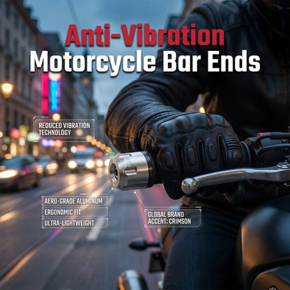 🛡️ Chraňte svá řídítka – CNC hliníkové koncovky řídítek pro motocykly – platba na dobírku 🏍️