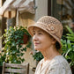 🌞 Zůstaňte elegantní a chráněná – Elegantní vintage kbelíkový klobouk s perlovým akcentem – platba na dobírku 🧢