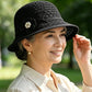 🌞 Zůstaňte elegantní a chráněná – Elegantní vintage kbelíkový klobouk s perlovým akcentem – platba na dobírku 🧢