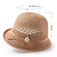 🌞 Zůstaňte elegantní a chráněná – Elegantní vintage kbelíkový klobouk s perlovým akcentem – platba na dobírku 🧢