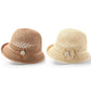 🌞 Zůstaňte elegantní a chráněná – Elegantní vintage kbelíkový klobouk s perlovým akcentem – platba na dobírku 🧢