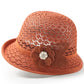 🌞 Zůstaňte elegantní a chráněná – Elegantní vintage kbelíkový klobouk s perlovým akcentem – platba na dobírku 🧢