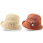 🌞 Zůstaňte elegantní a chráněná – Elegantní vintage kbelíkový klobouk s perlovým akcentem – platba na dobírku 🧢
