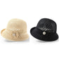 🌞 Zůstaňte elegantní a chráněná – Elegantní vintage kbelíkový klobouk s perlovým akcentem – platba na dobírku 🧢