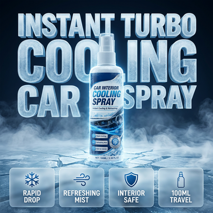 ❄️ 5 000+ řidičů zůstává v chladu – Okamžitý turbo chladicí sprej do auta – chladí během vteřin, nekorozivní, kompaktní 50ml/100ml