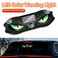 🚗🔆 Nejprodávanější LED výstražné světlo do auta – solární a USB nabíjení, vibrační senzor, design ďábelského oka, přísavková montáž