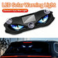 🚗🔆 Nejprodávanější LED výstražné světlo do auta – solární a USB nabíjení, vibrační senzor, design ďábelského oka, přísavková montáž