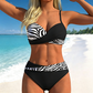 👙 Sada bikin Zvedání a tvarování Křížový design – Rozlučte se s plochým poprsím
