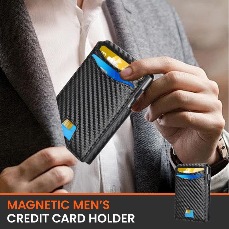 Porte-cartes magnétique pour homme – Compact, pliable et élégant