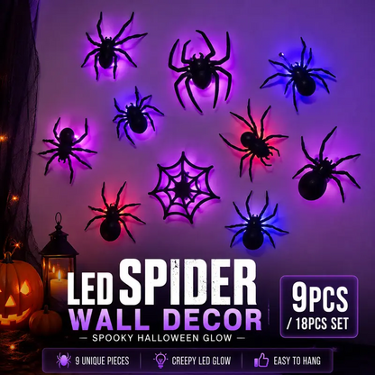 🕷️ Pavoučí samolepka LED osvětlení – Rozlučte se s tmou