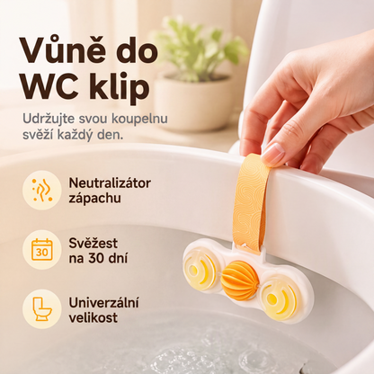 🌸 Voňavá toaletní spona Neustálá eliminace zápachu – Rozlučte se s nepříjemným zápachem