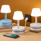 💡 3 v 1 noční lampa – Svítí, nabíjí a organizuje