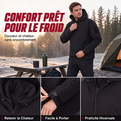 🥳💞+65 000 vendues🌧️🧥Veste Outdoor Homme Coupe-Vent & Déperlante❄️🎁