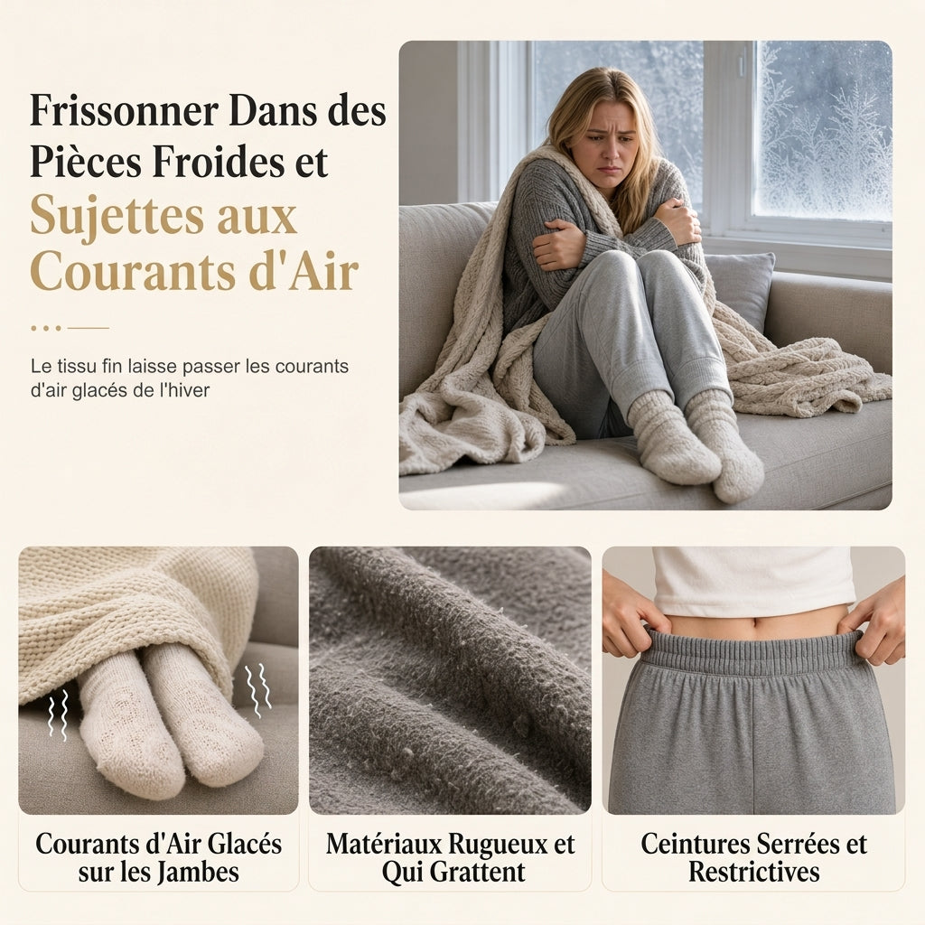 🔥Pantalons de détente décontractés pour femme doublés de flanelle chaude